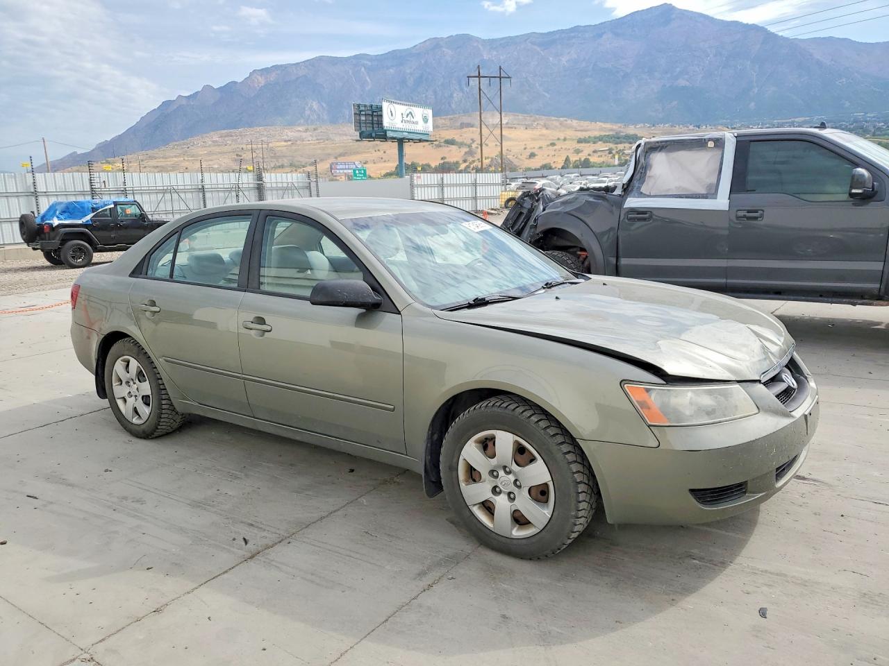 2008 Hyundai Sonata Gls Зеленый vin: 5NPET46C18H361158