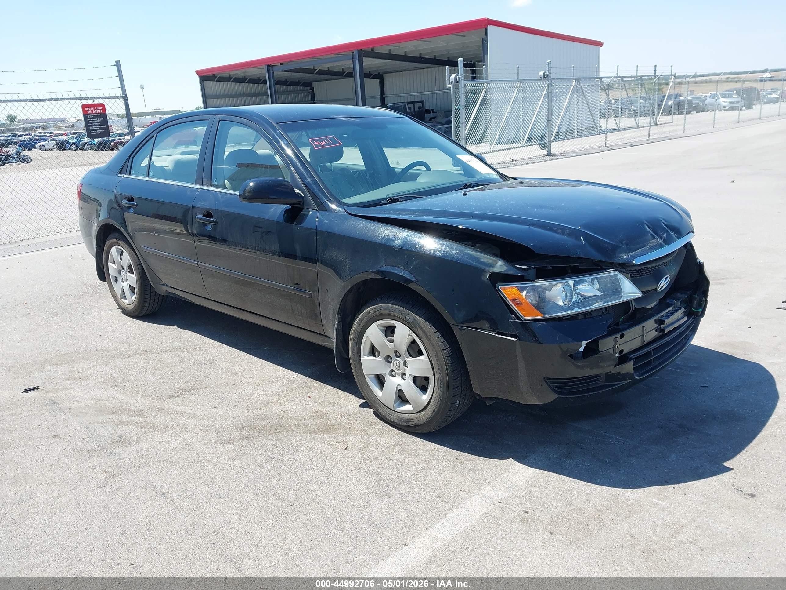 2008 Hyundai Sonata Gls Черный vin: 5NPET46C18H361239