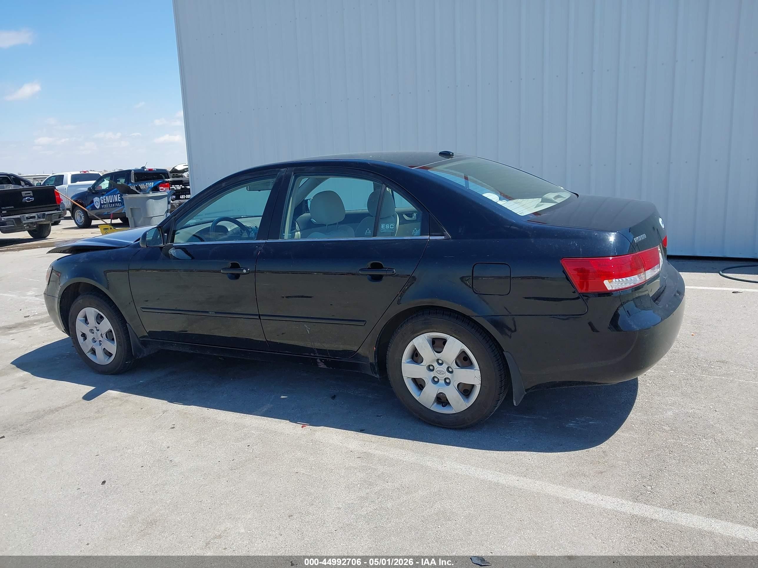 2008 Hyundai Sonata Gls Черный vin: 5NPET46C18H361239