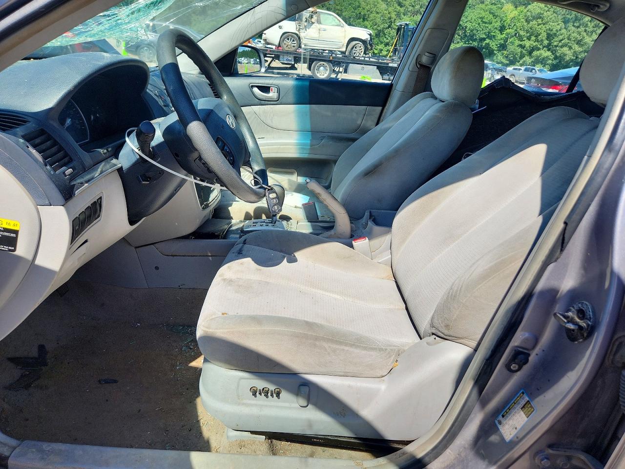 2008 Hyundai Sonata Gray vin: 5NPET46C18H378946