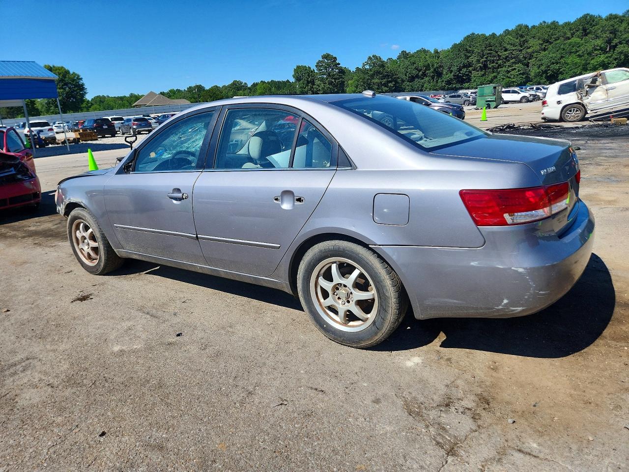 2008 Hyundai Sonata Gray vin: 5NPET46C18H378946