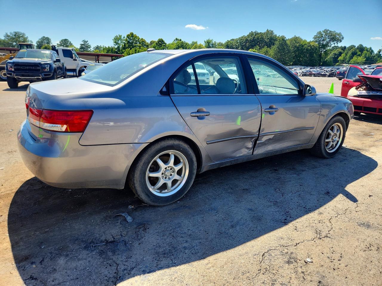 2008 Hyundai Sonata Gray vin: 5NPET46C18H378946