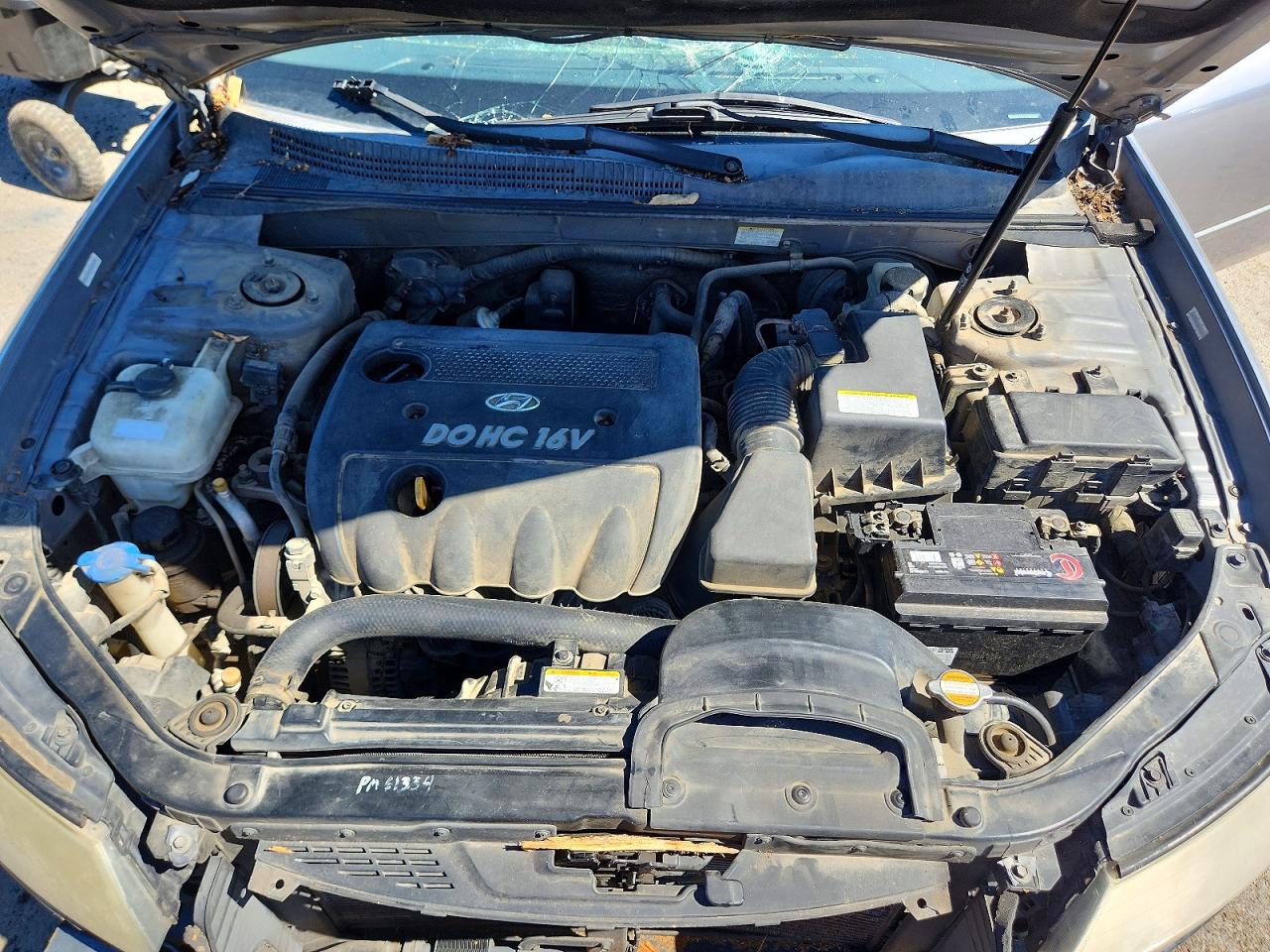 2008 Hyundai Sonata Gray vin: 5NPET46C18H378946