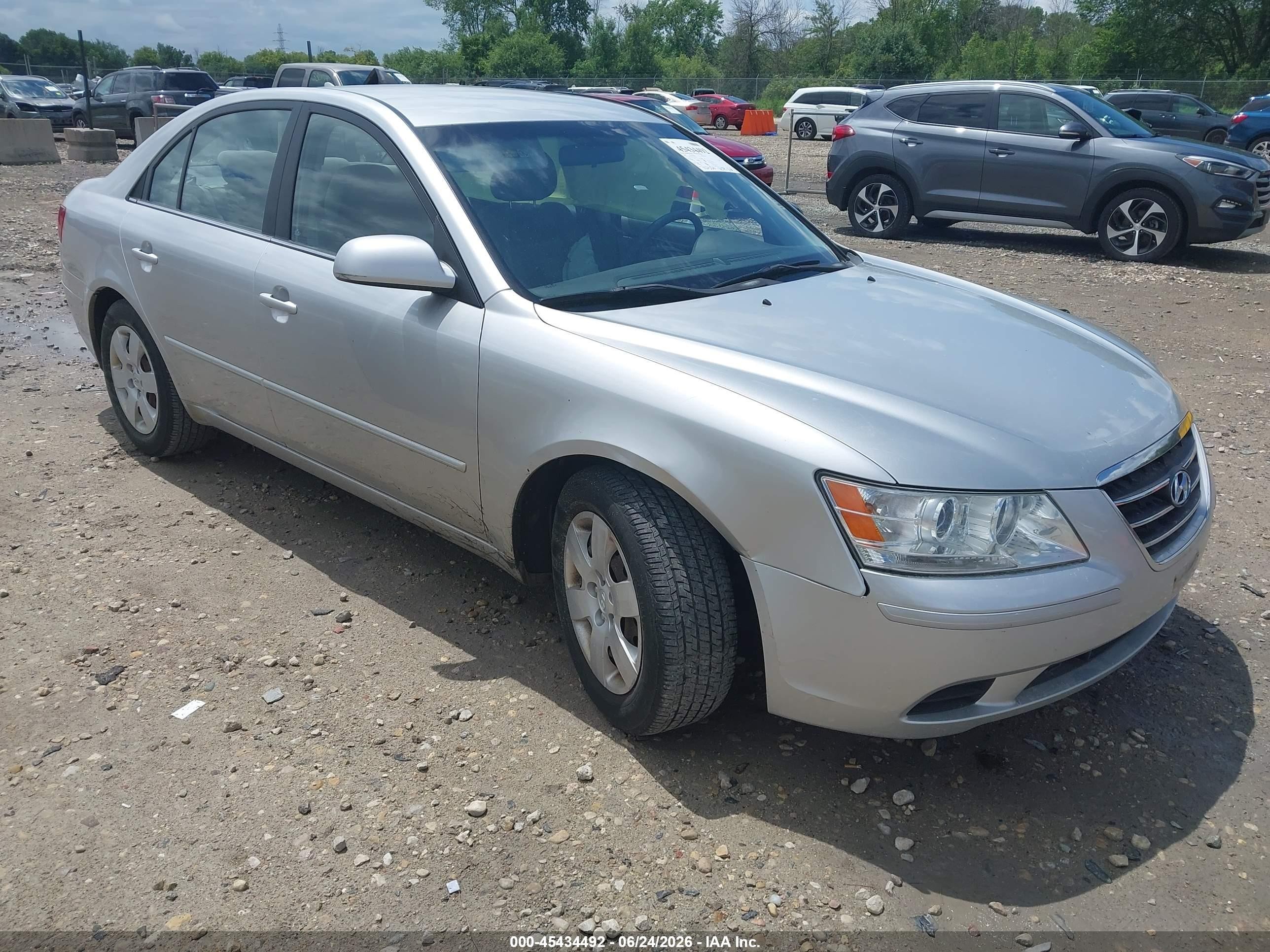 2009 Hyundai Sonata Gls Gray vin: 5NPET46C19H409291