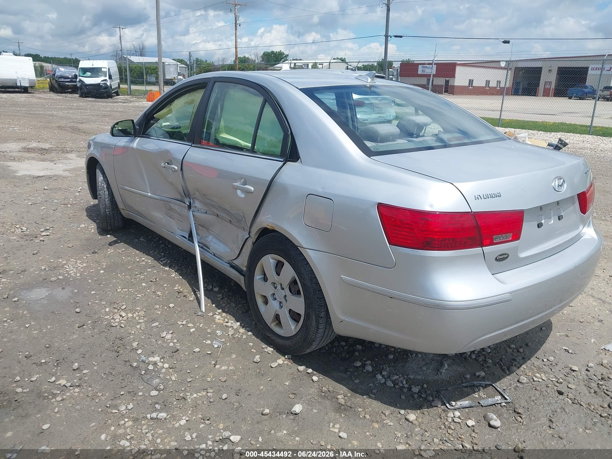 2009 Hyundai Sonata Gls Gray vin: 5NPET46C19H409291