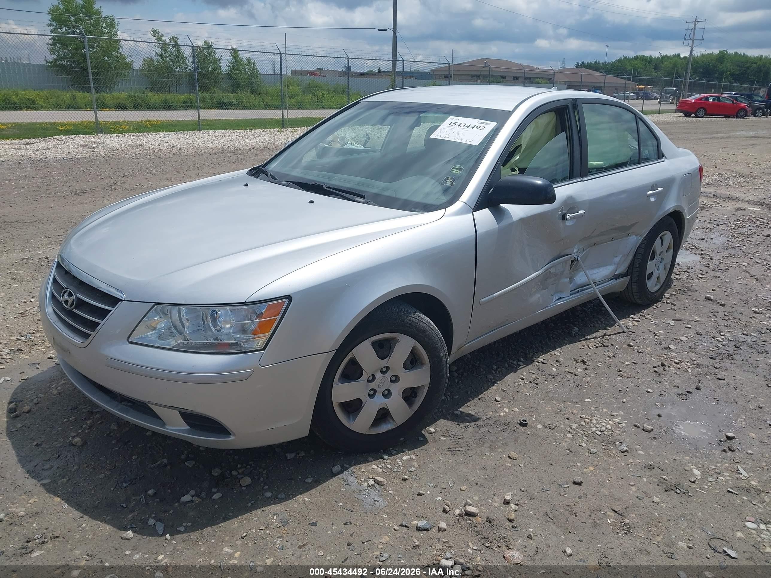 2009 Hyundai Sonata Gls Gray vin: 5NPET46C19H409291