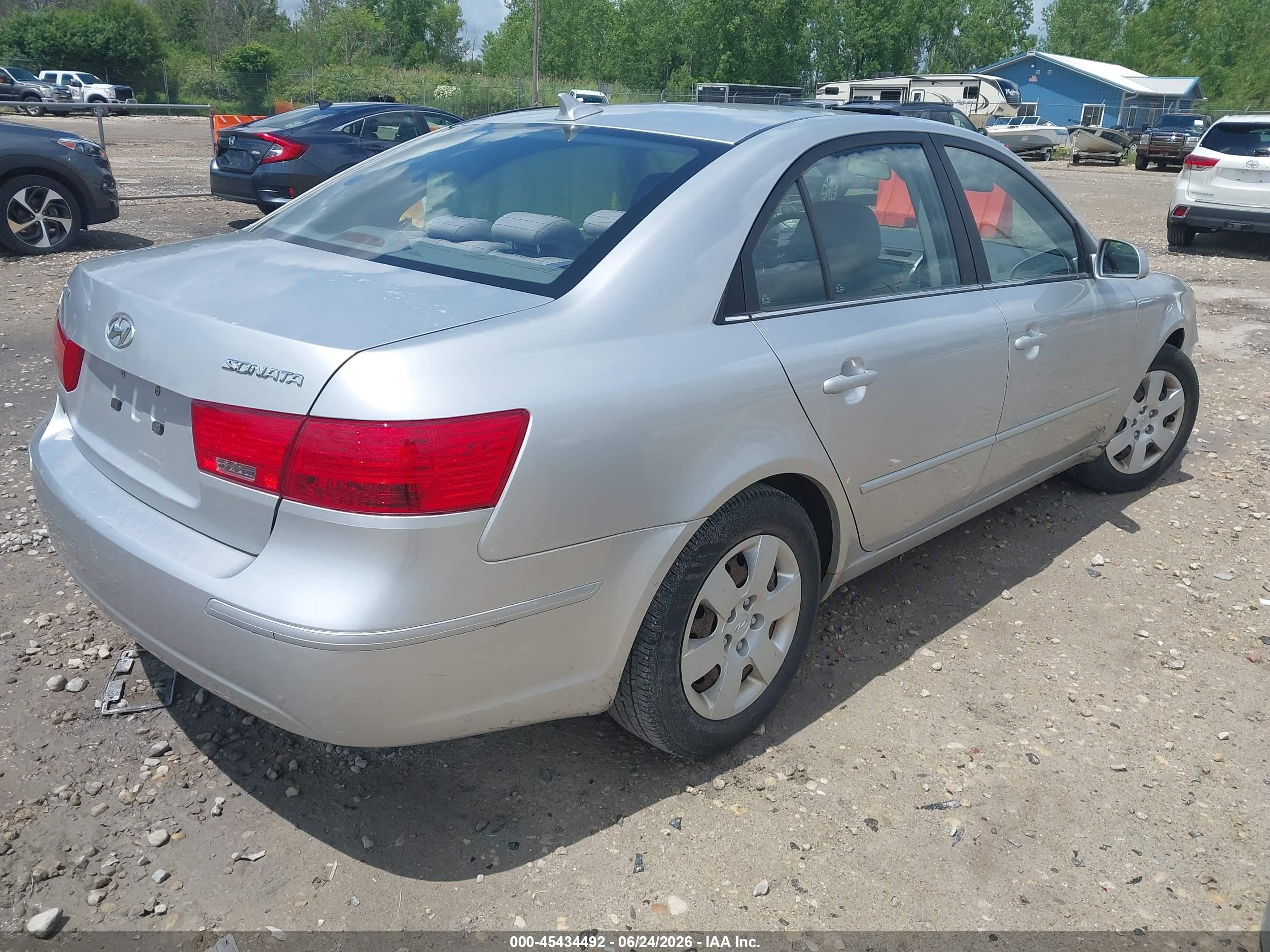 2009 Hyundai Sonata Gls Gray vin: 5NPET46C19H409291