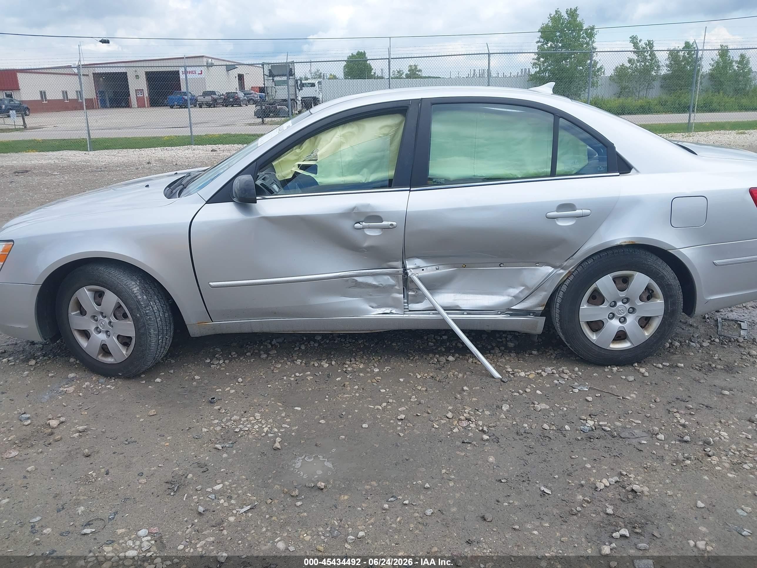 2009 Hyundai Sonata Gls Gray vin: 5NPET46C19H409291
