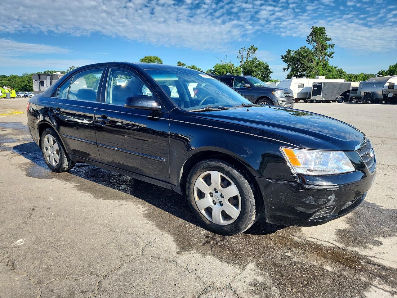 2009 Hyundai Sonata Gls Black vin: 5NPET46C19H433624