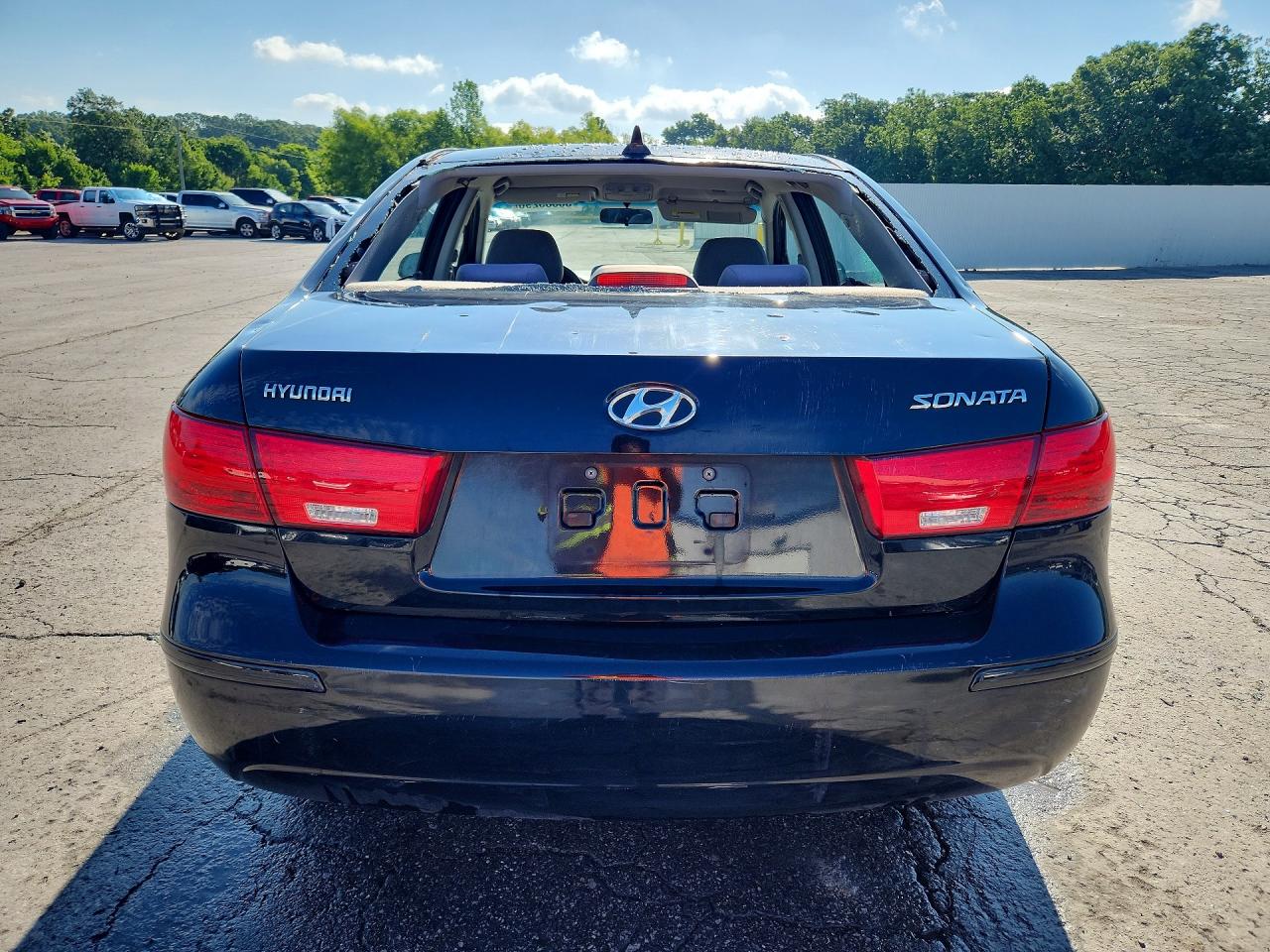 2009 Hyundai Sonata Gls Black vin: 5NPET46C19H433624