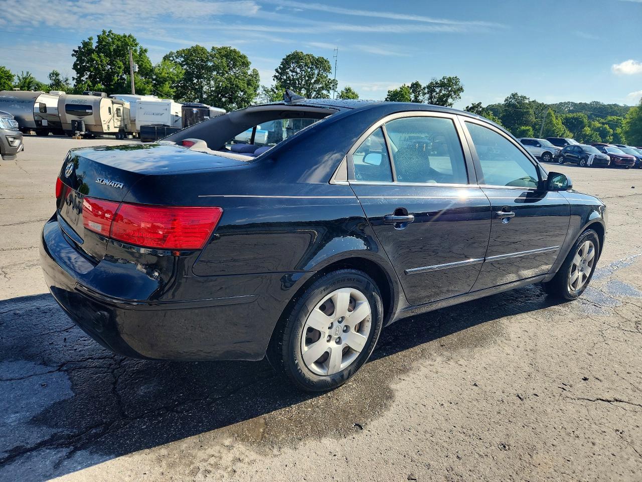 2009 Hyundai Sonata Gls Black vin: 5NPET46C19H433624