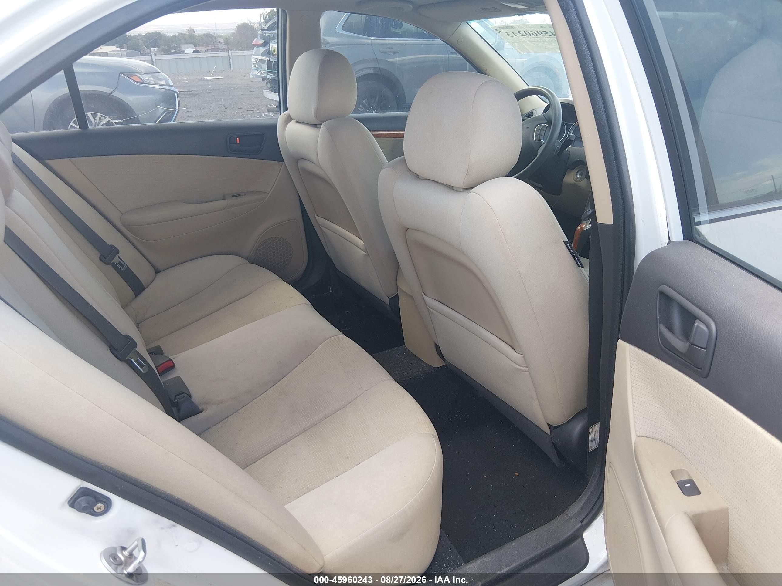 2009 Hyundai Sonata Gls Белый vin: 5NPET46C19H456904