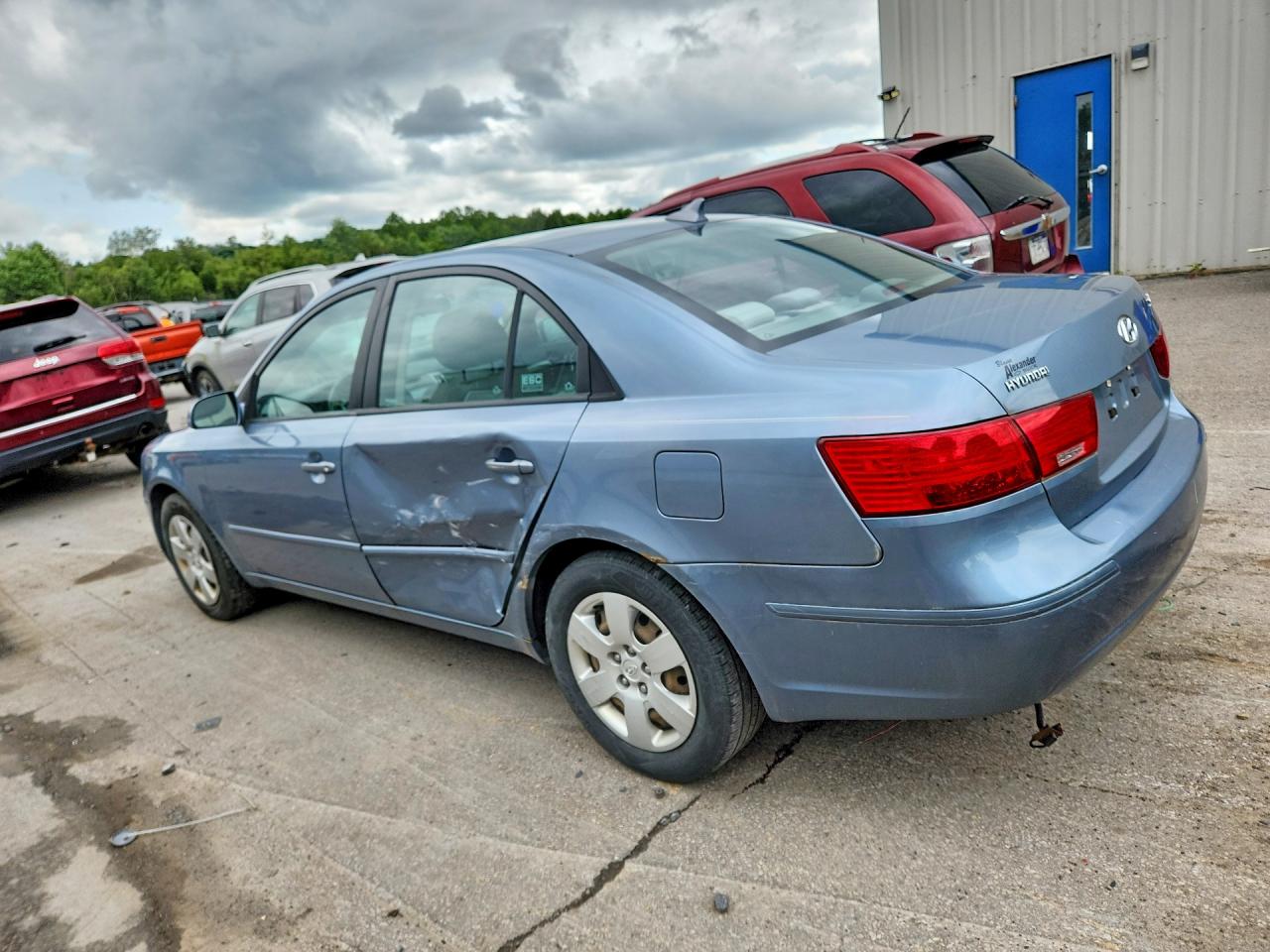 2009 Hyundai Sonata Gls Blue vin: 5NPET46C19H468423