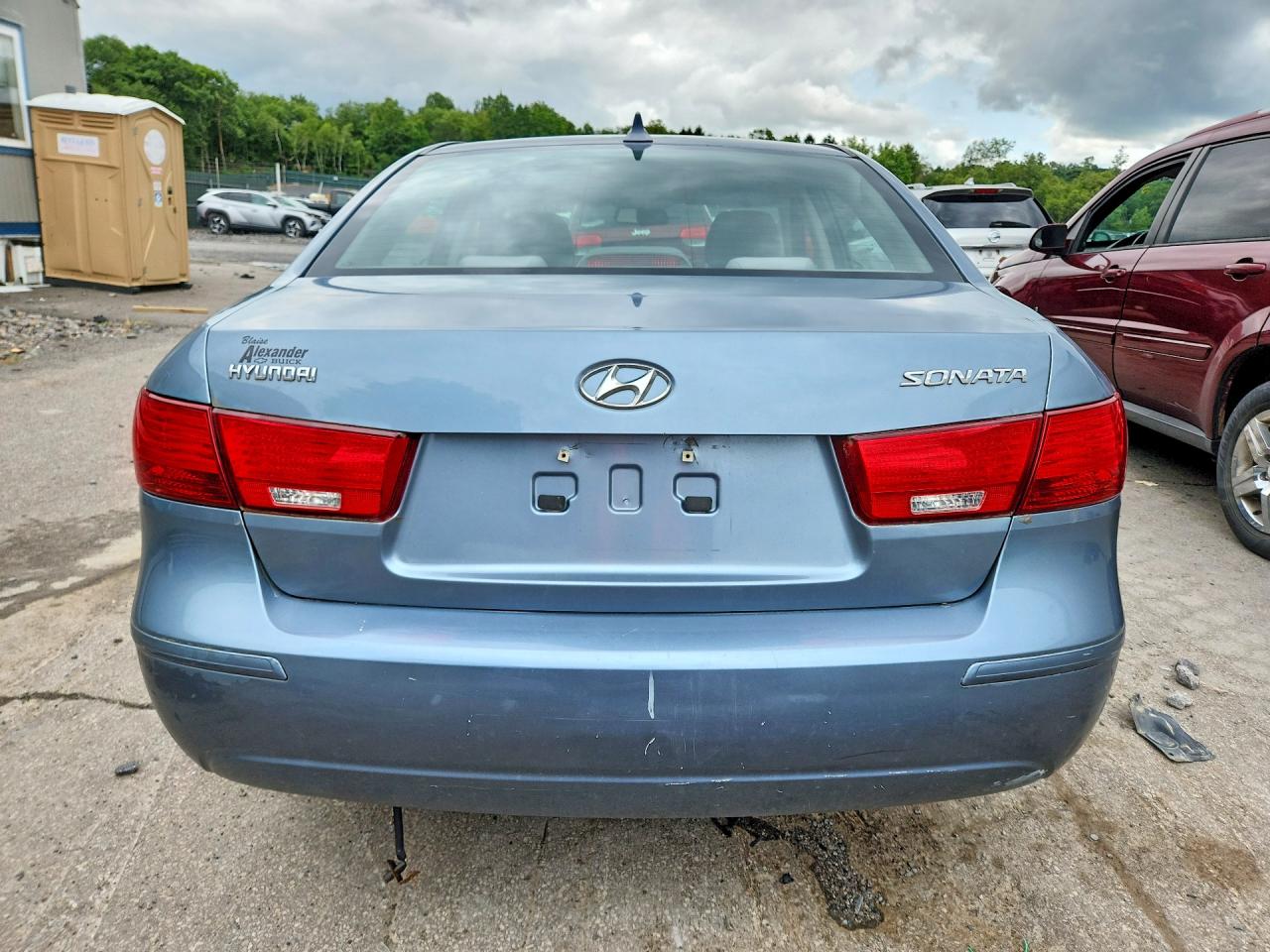 2009 Hyundai Sonata Gls Blue vin: 5NPET46C19H468423