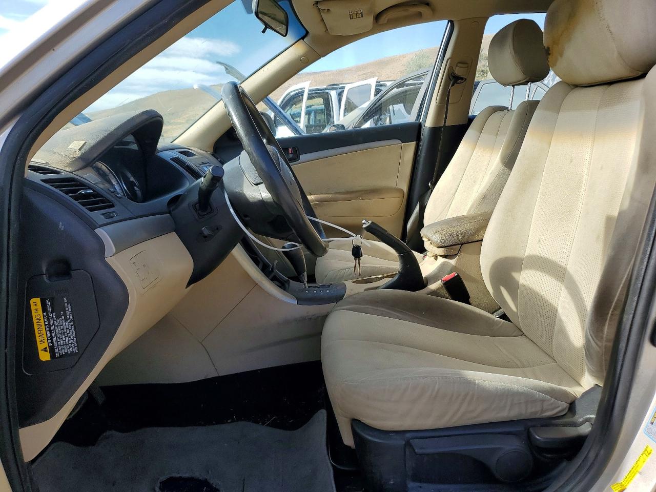 2009 Hyundai Sonata Gls Beige vin: 5NPET46C19H474738
