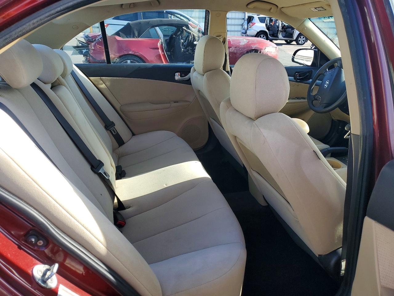 2009 Hyundai Sonata Gls Burgundy vin: 5NPET46C19H507530