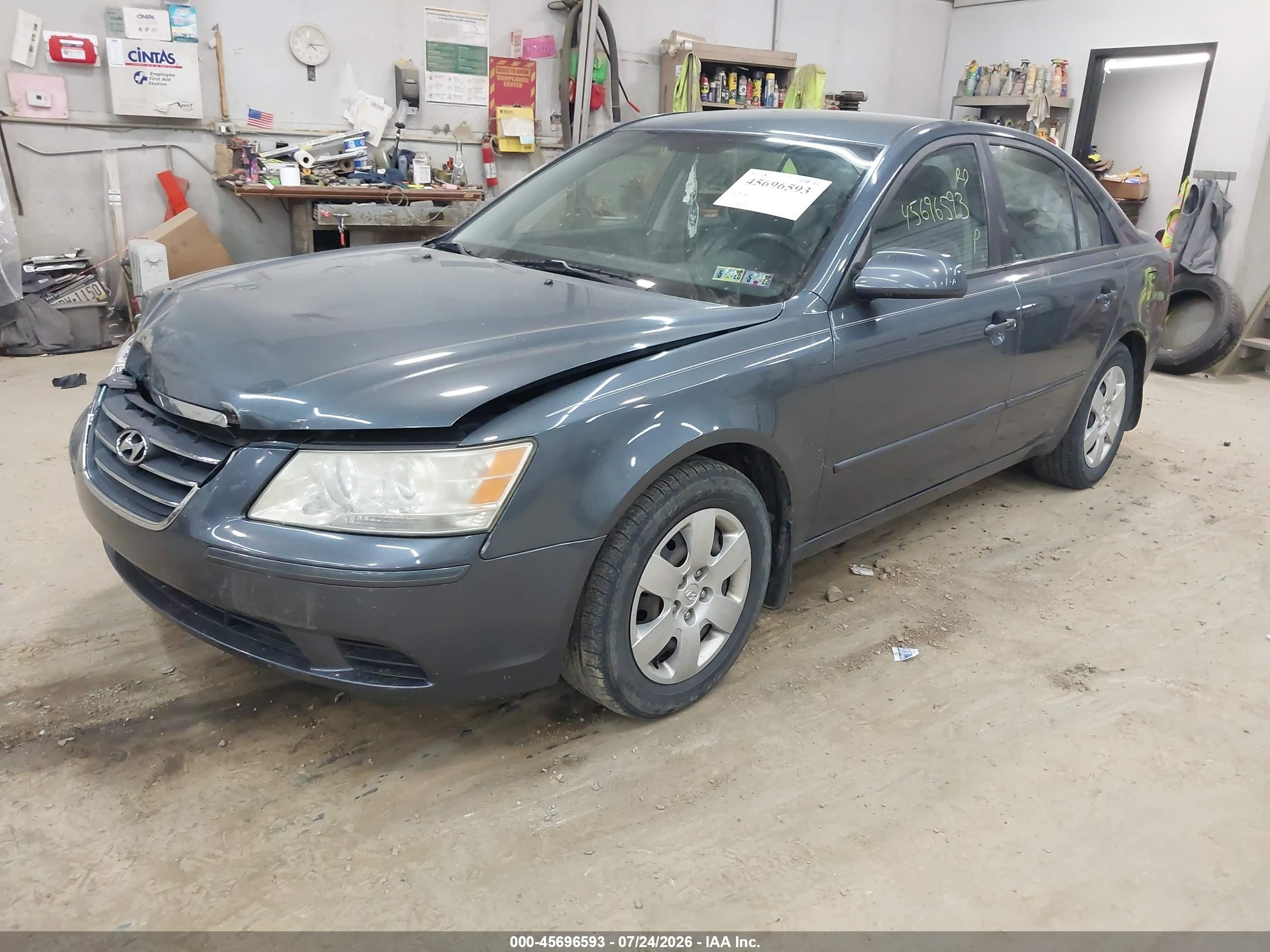 2009 Hyundai Sonata Gls Blue vin: 5NPET46C19H518110
