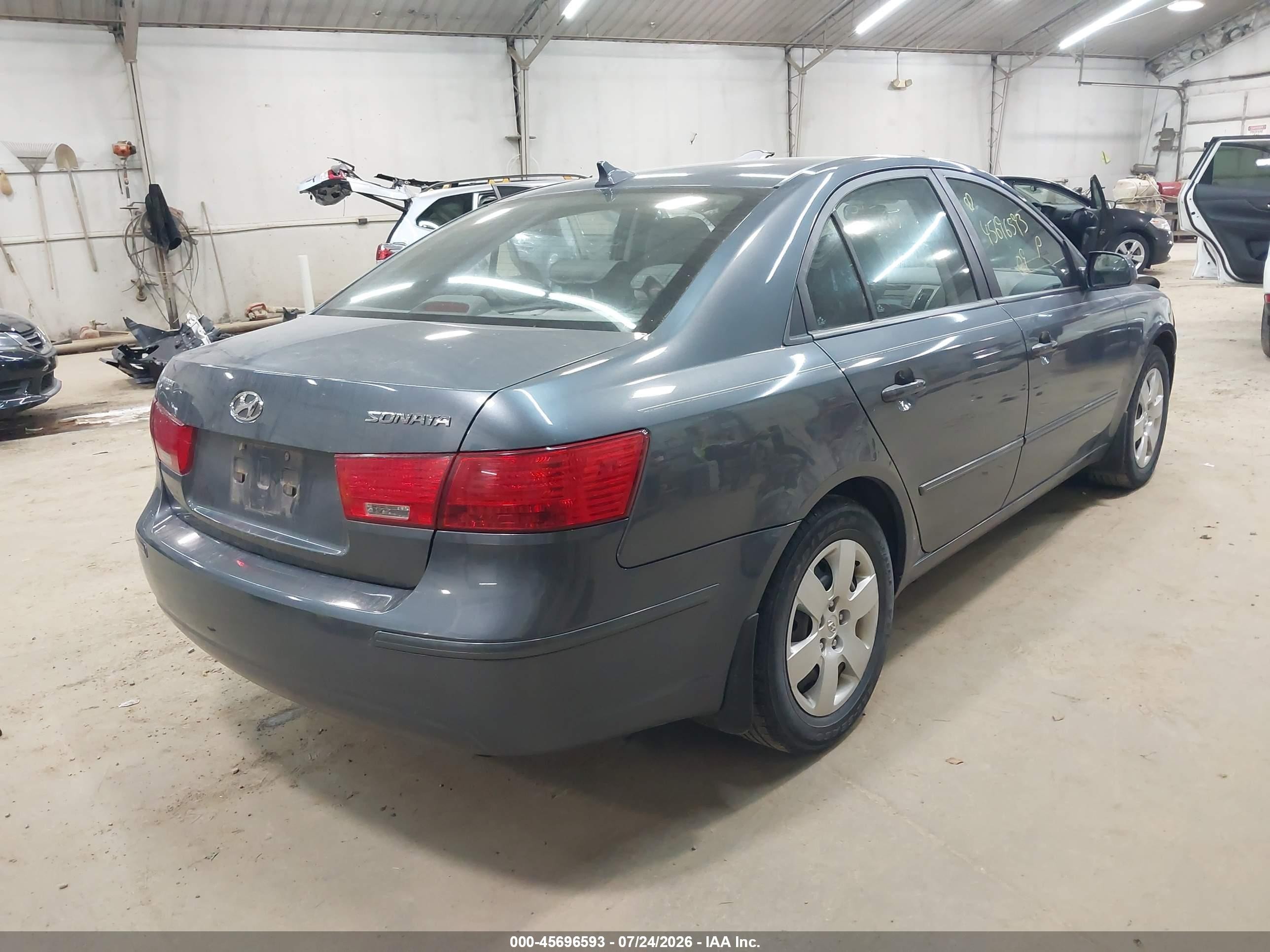 2009 Hyundai Sonata Gls Blue vin: 5NPET46C19H518110