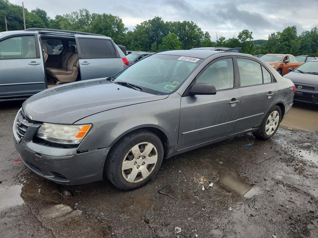 2009 Hyundai Sonata Gls Gray vin: 5NPET46C19H525042
