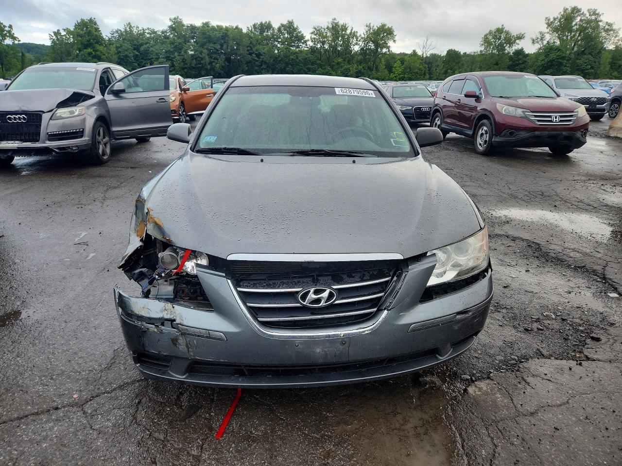 2009 Hyundai Sonata Gls Gray vin: 5NPET46C19H525042