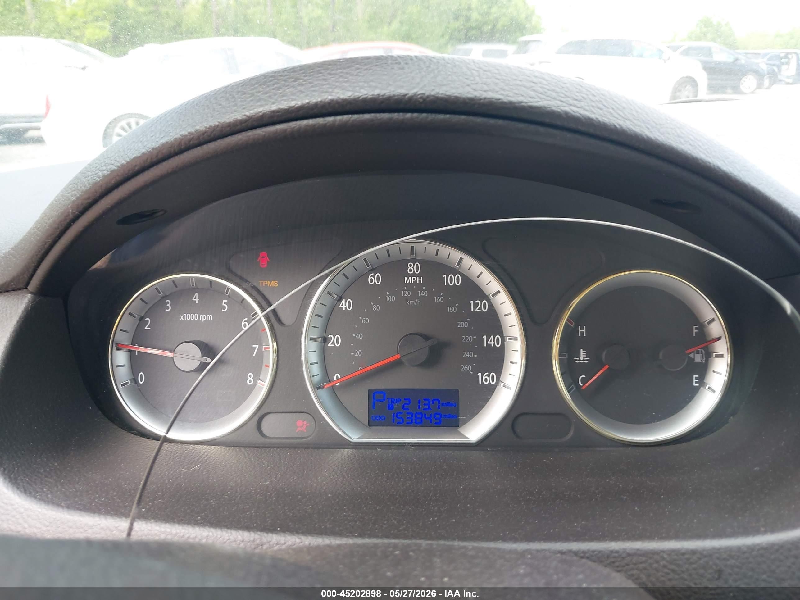 2009 Hyundai Sonata Gls White vin: 5NPET46C19H532931