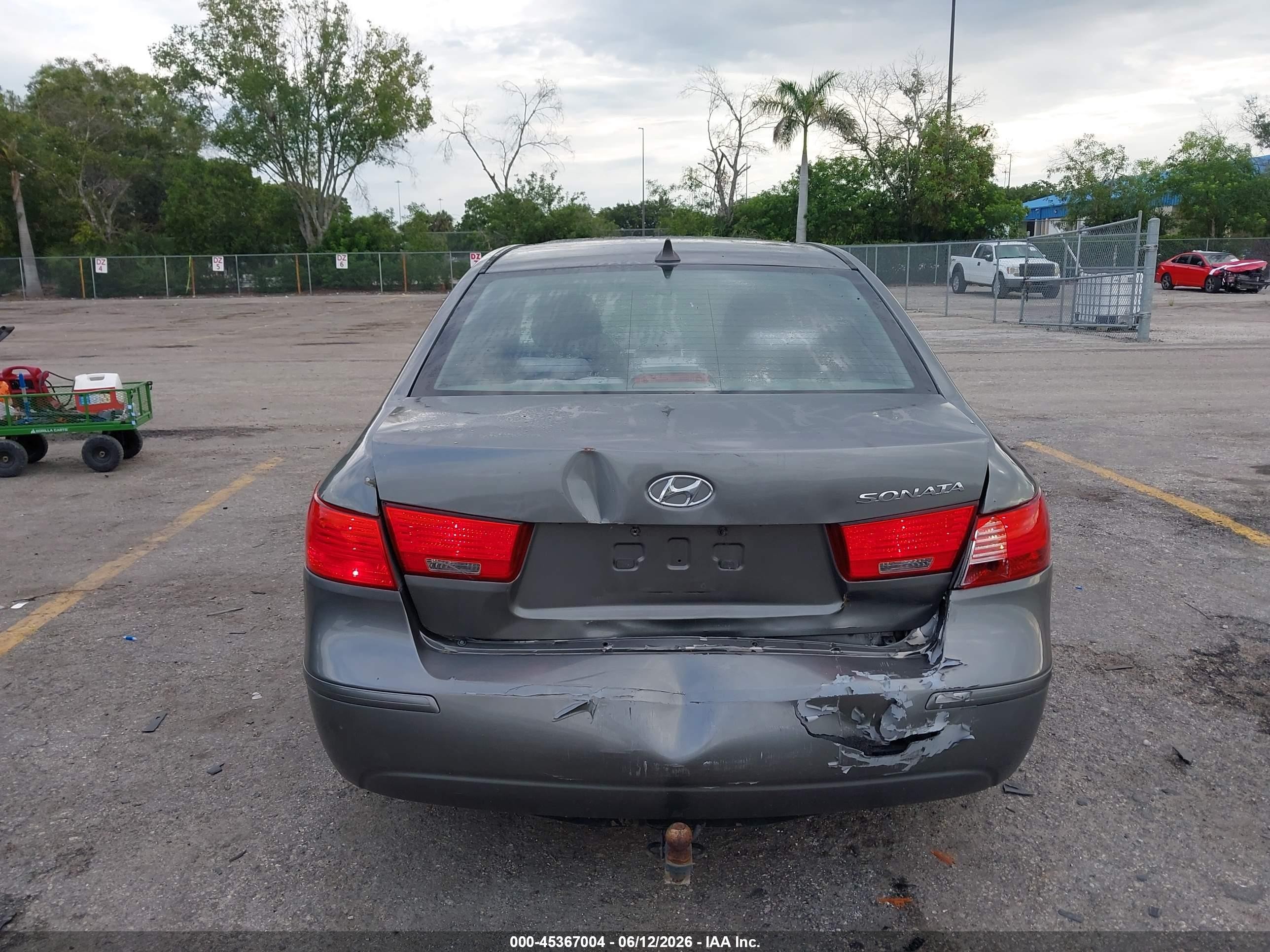 2009 Hyundai Sonata Gls Gray vin: 5NPET46C19H538714