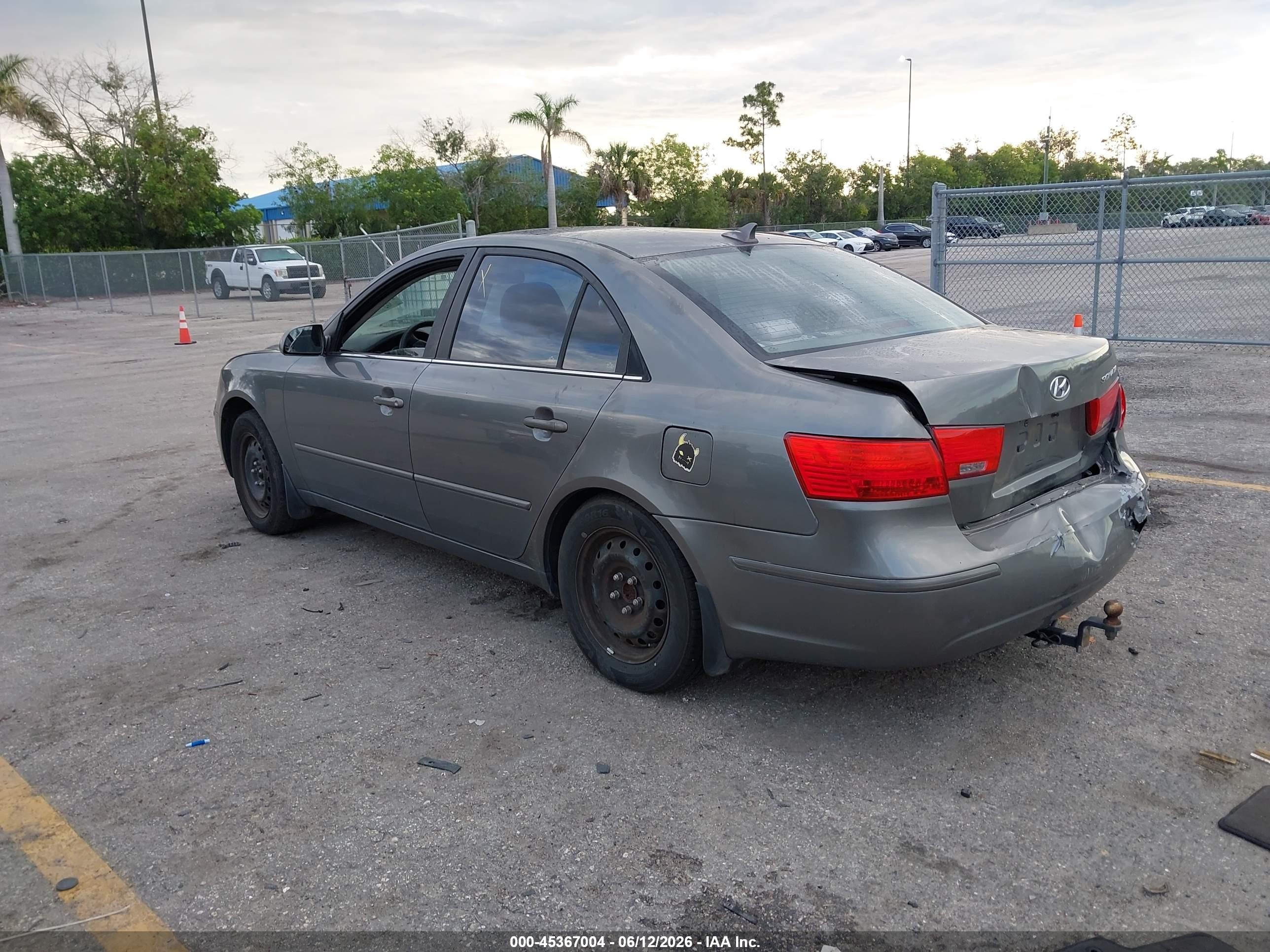 2009 Hyundai Sonata Gls Gray vin: 5NPET46C19H538714