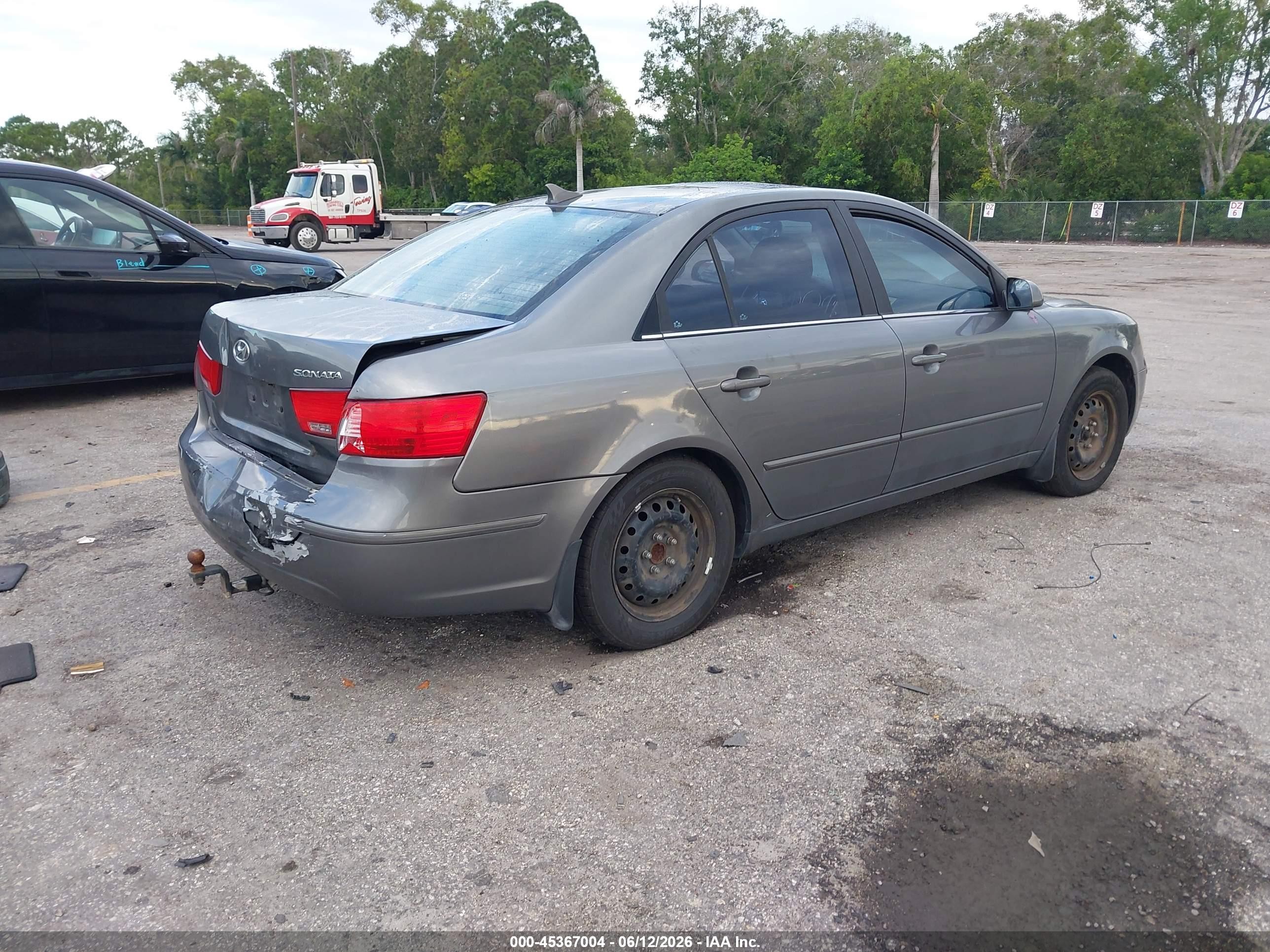 2009 Hyundai Sonata Gls Gray vin: 5NPET46C19H538714