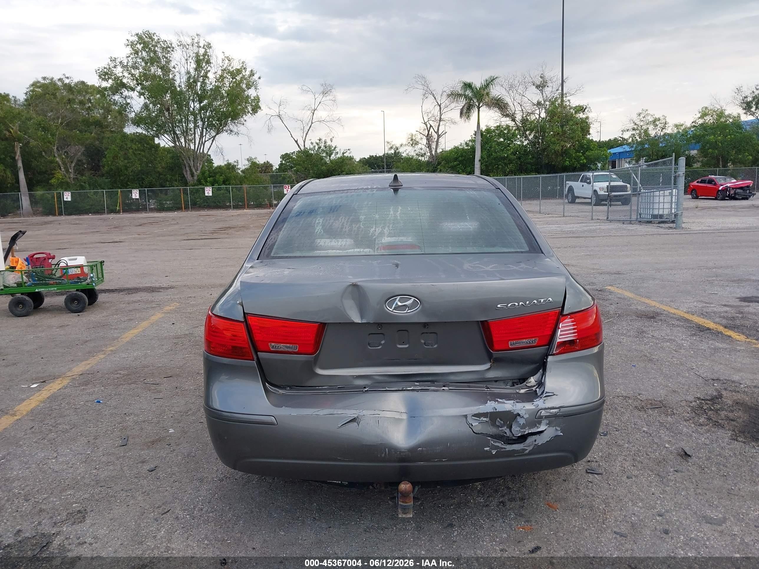 2009 Hyundai Sonata Gls Gray vin: 5NPET46C19H538714