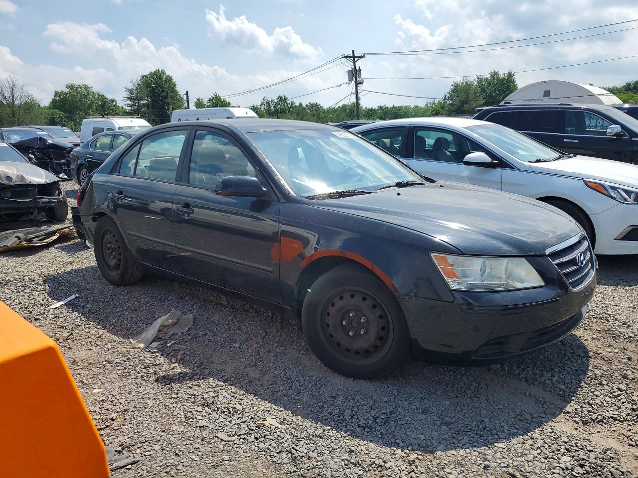 2009 Hyundai Sonata Gls Black vin: 5NPET46C19H544996