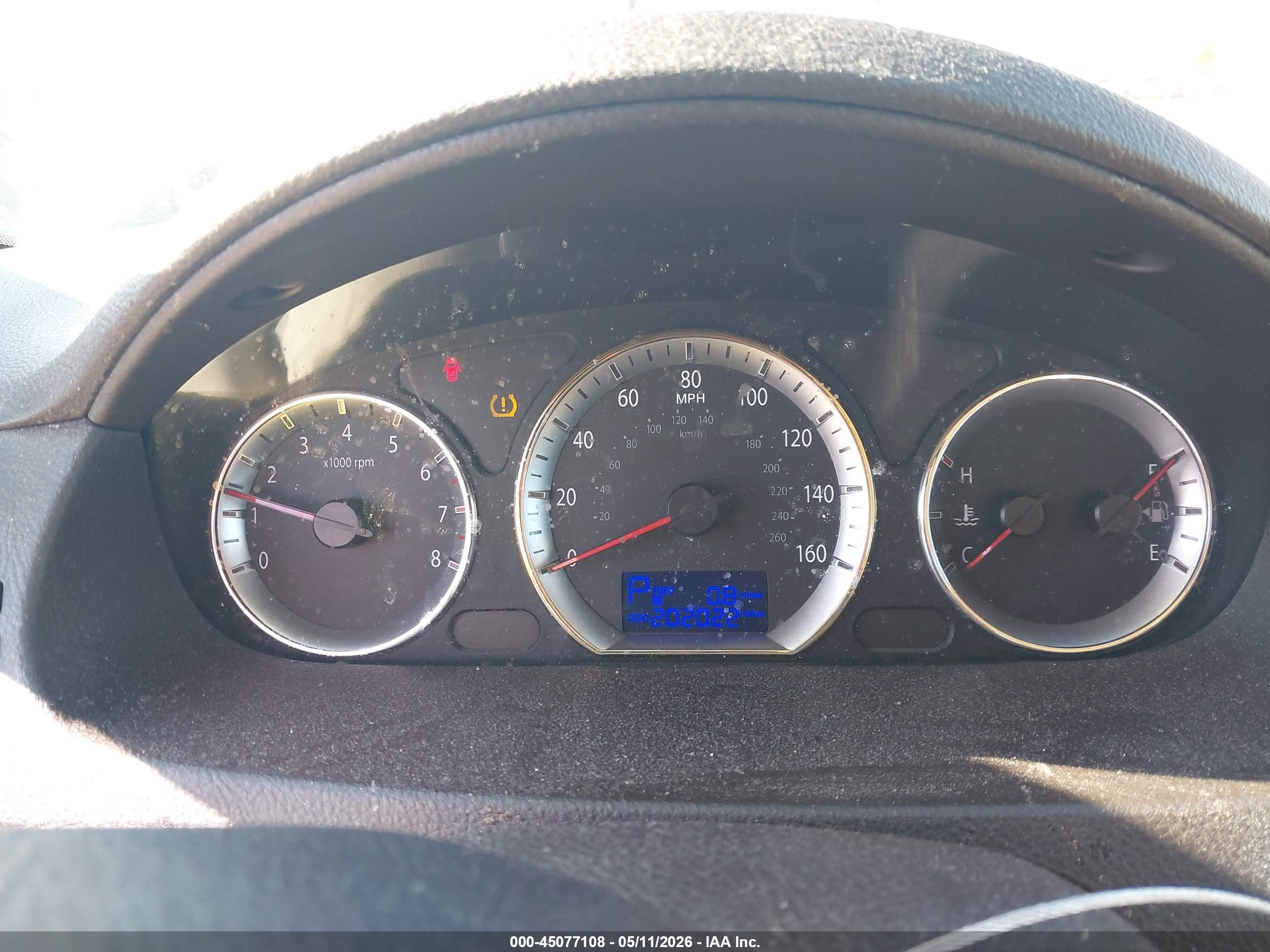 2009 Hyundai Sonata Gls White vin: 5NPET46C19H554931