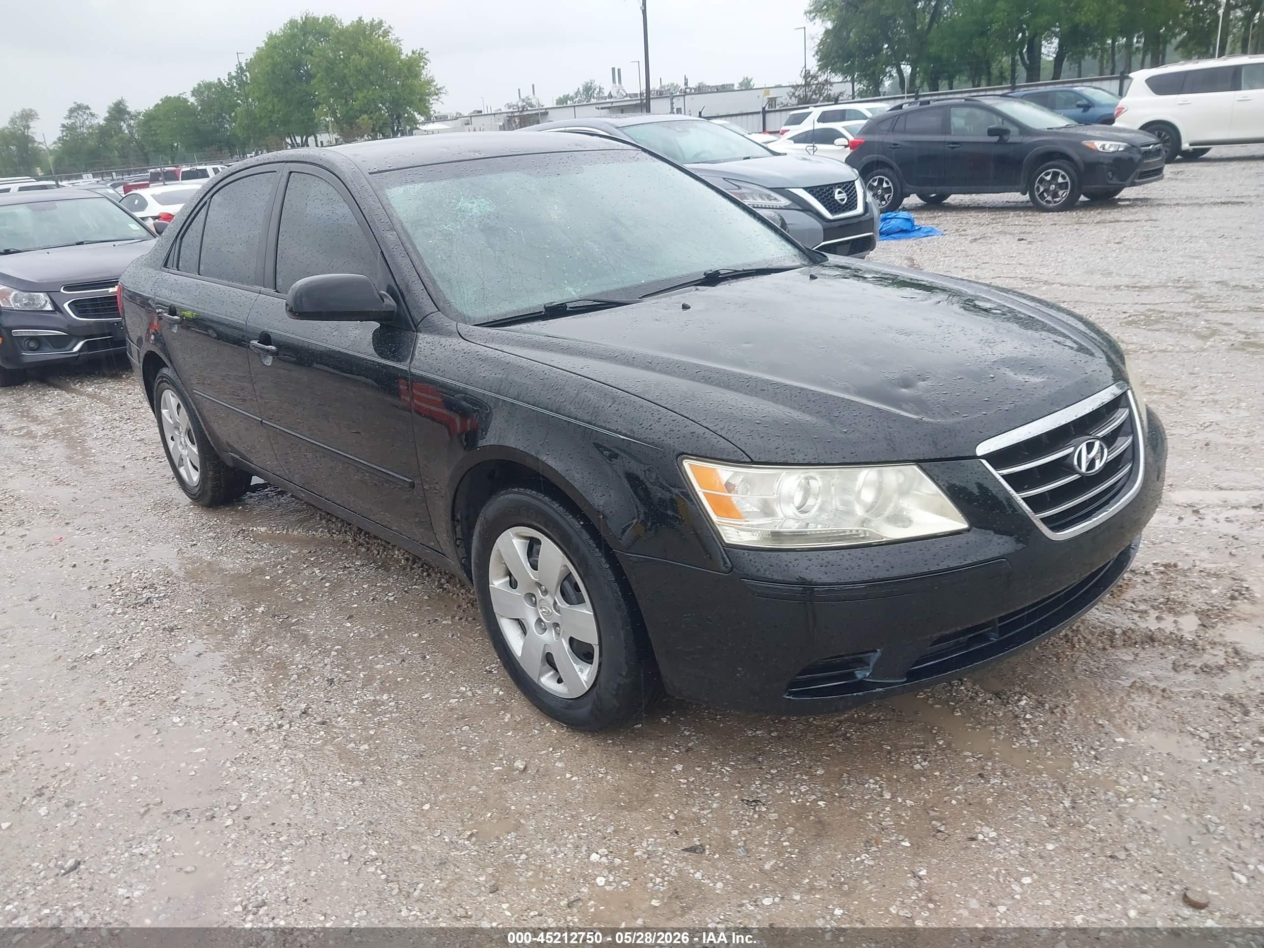 2009 Hyundai Sonata Gls Серый vin: 5NPET46C19H565038