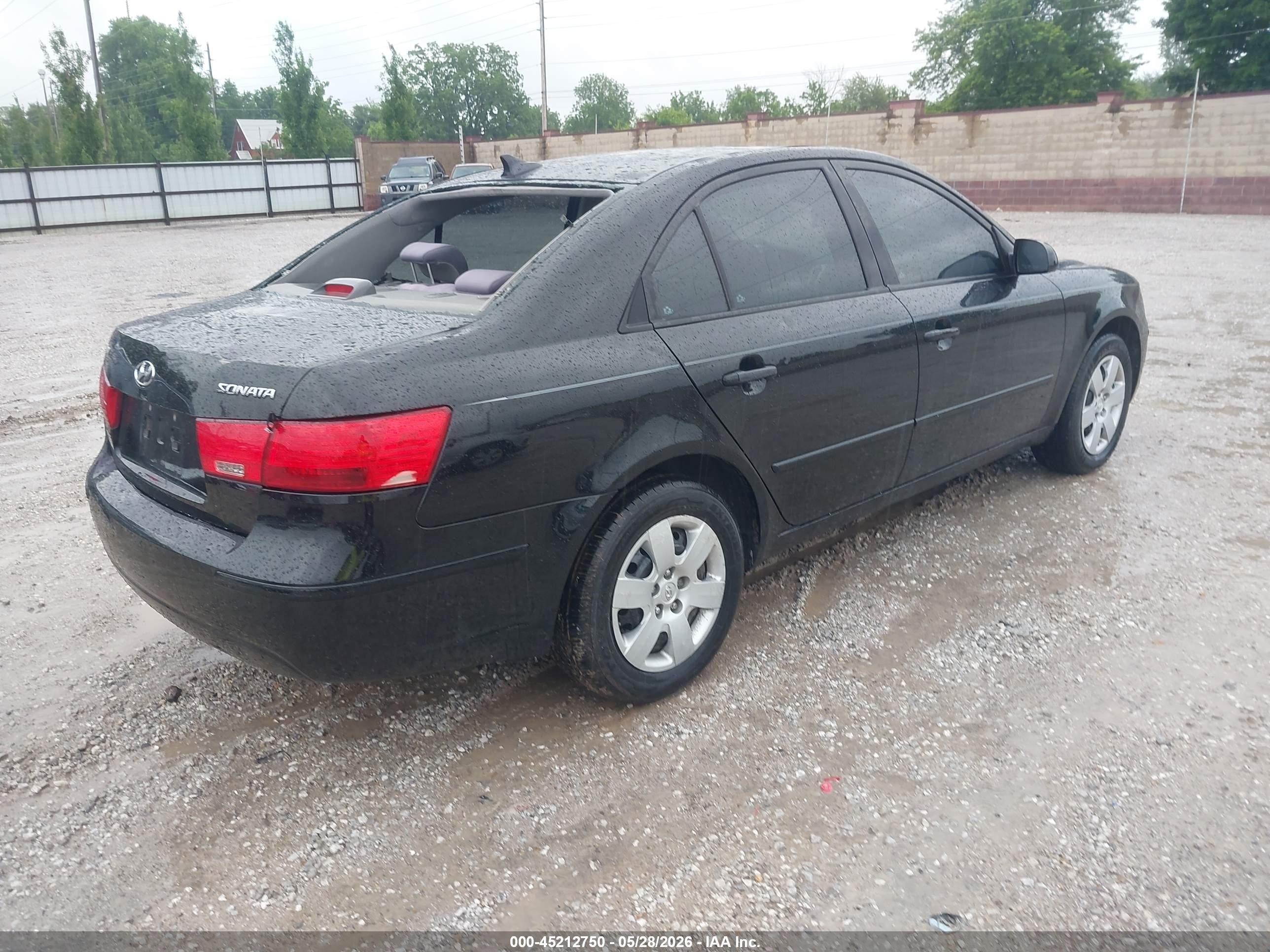 2009 Hyundai Sonata Gls Серый vin: 5NPET46C19H565038