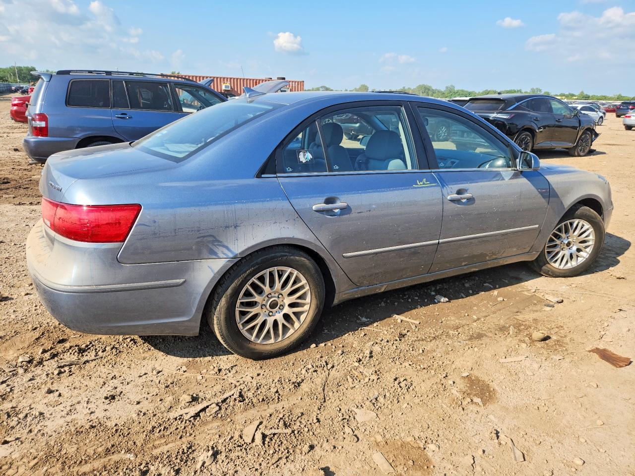 2009 Hyundai Sonata Gls Blue vin: 5NPET46C19H568831