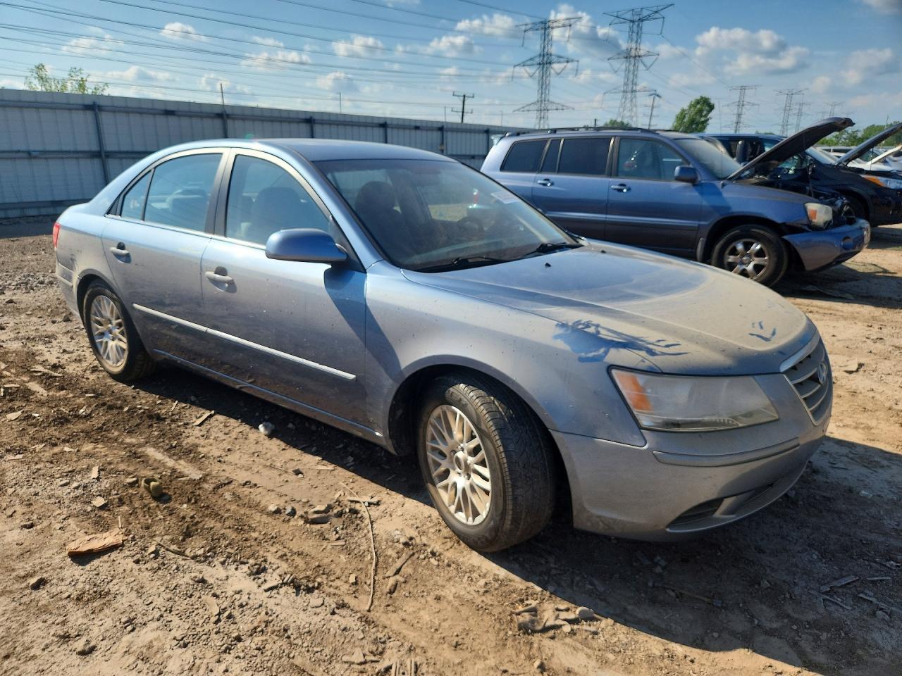 2009 Hyundai Sonata Gls Blue vin: 5NPET46C19H568831