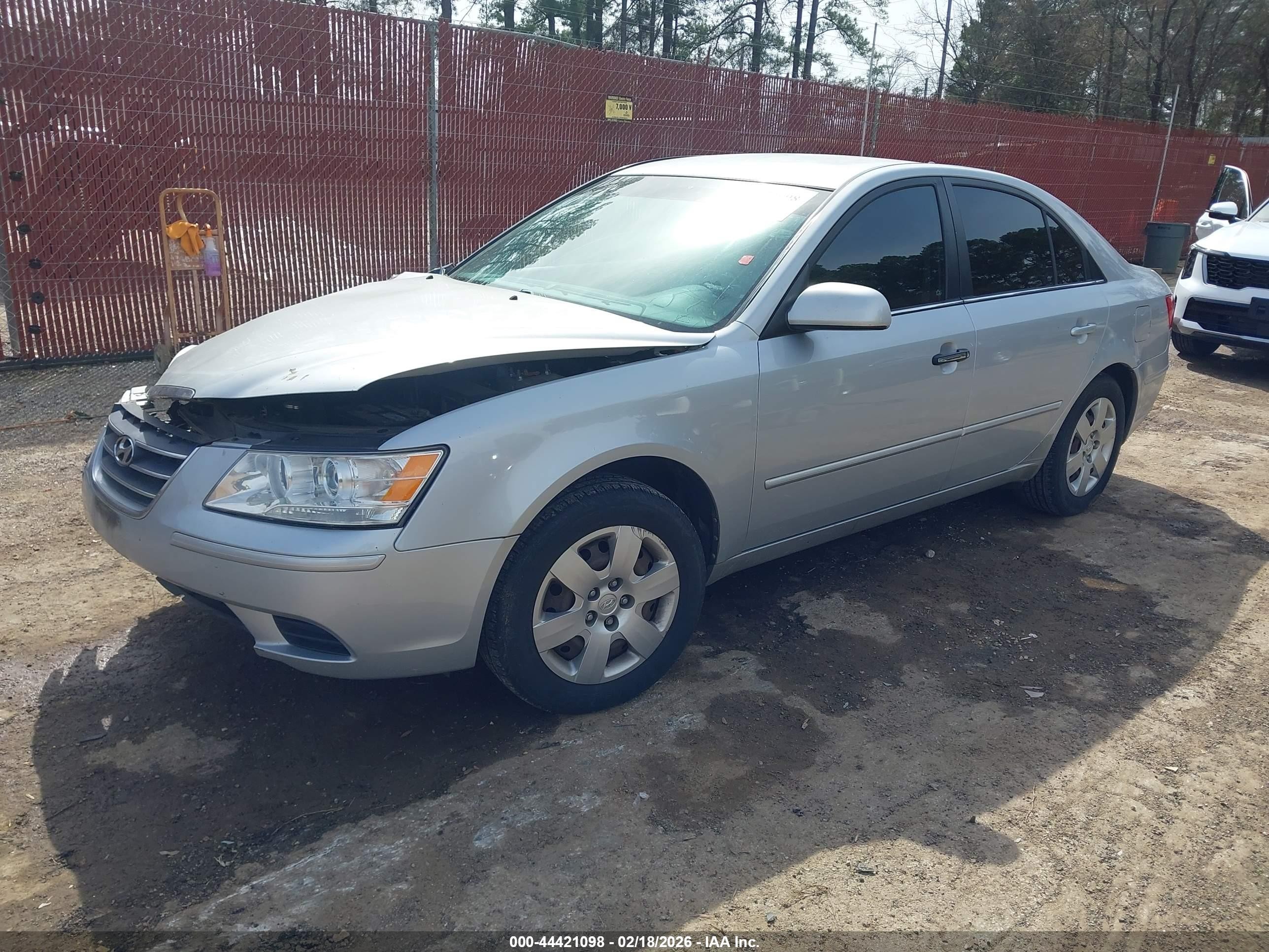 2009 Hyundai Sonata Gls Silver vin: 5NPET46C19H574824