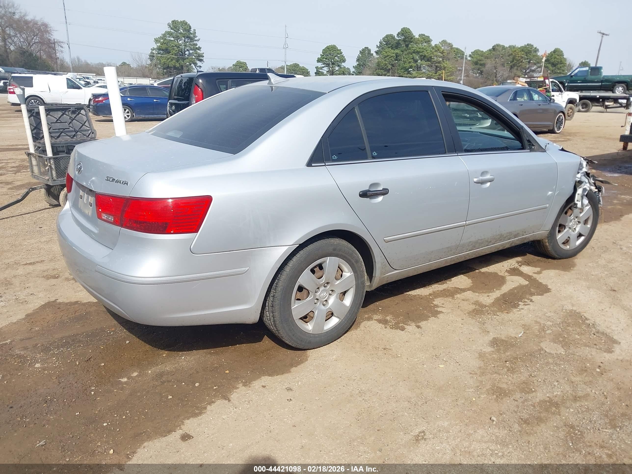 2009 Hyundai Sonata Gls Silver vin: 5NPET46C19H574824
