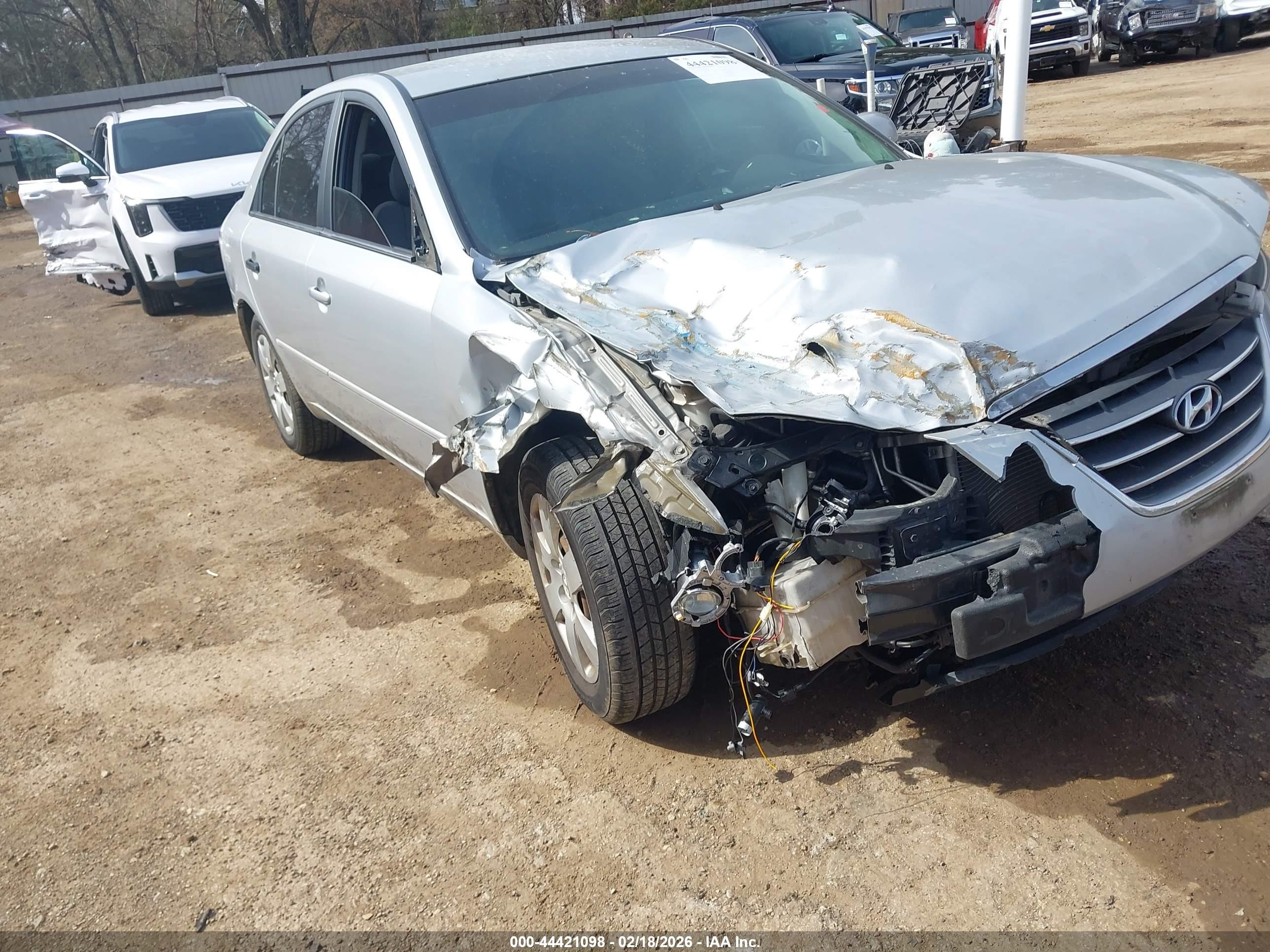 2009 Hyundai Sonata Gls Silver vin: 5NPET46C19H574824