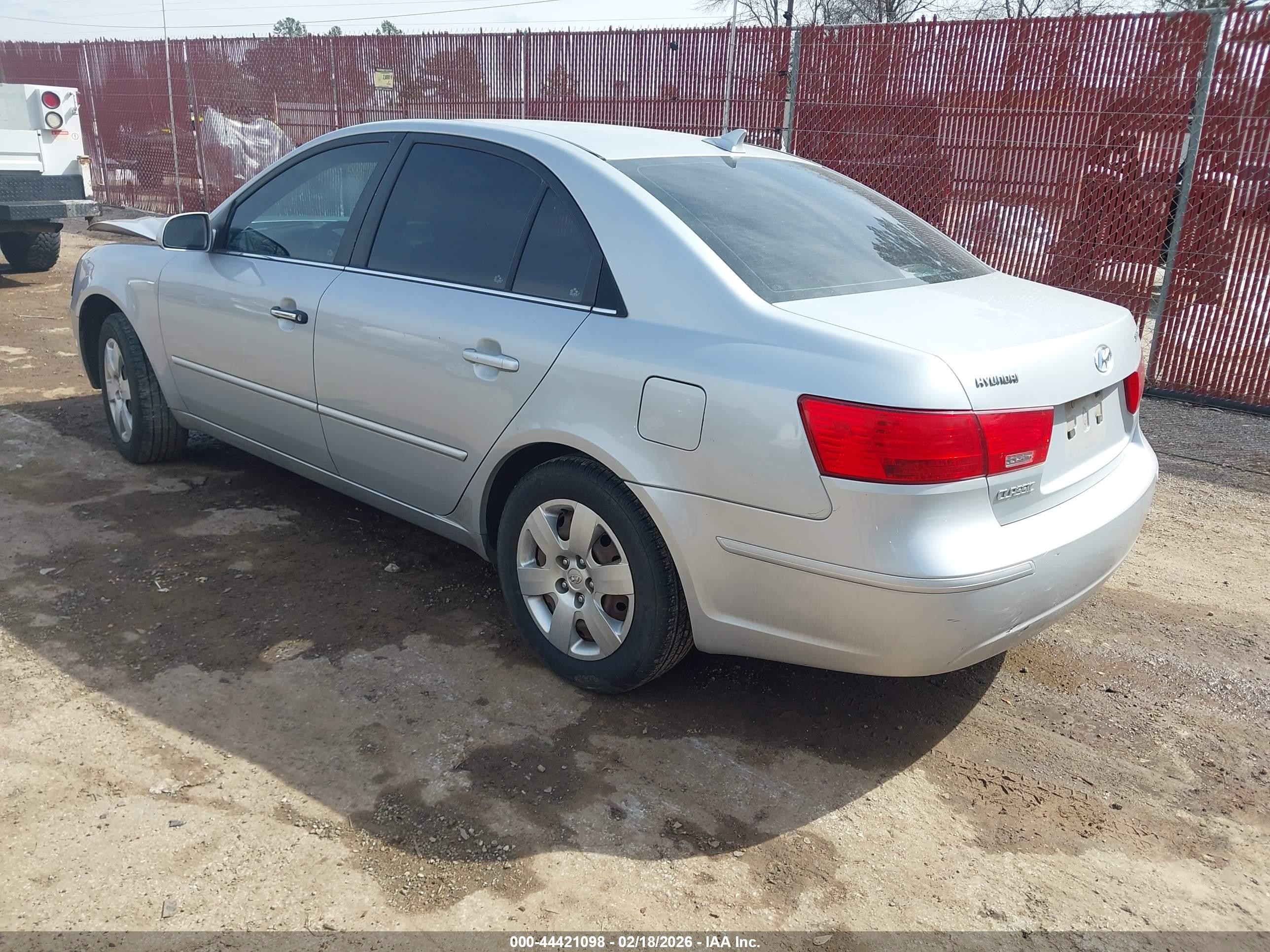 2009 Hyundai Sonata Gls Silver vin: 5NPET46C19H574824