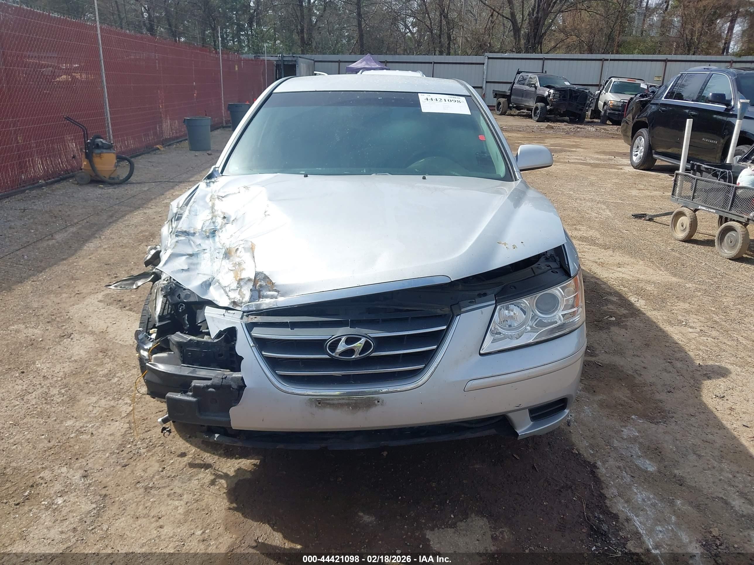 2009 Hyundai Sonata Gls Silver vin: 5NPET46C19H574824