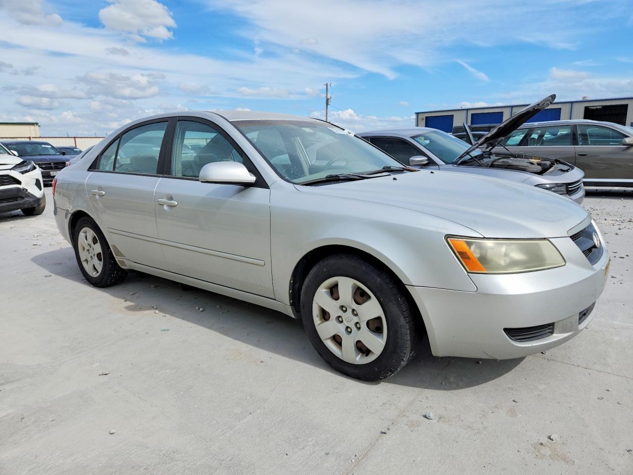 2006 Hyundai Sonata Gl Silver vin: 5NPET46C26H099356