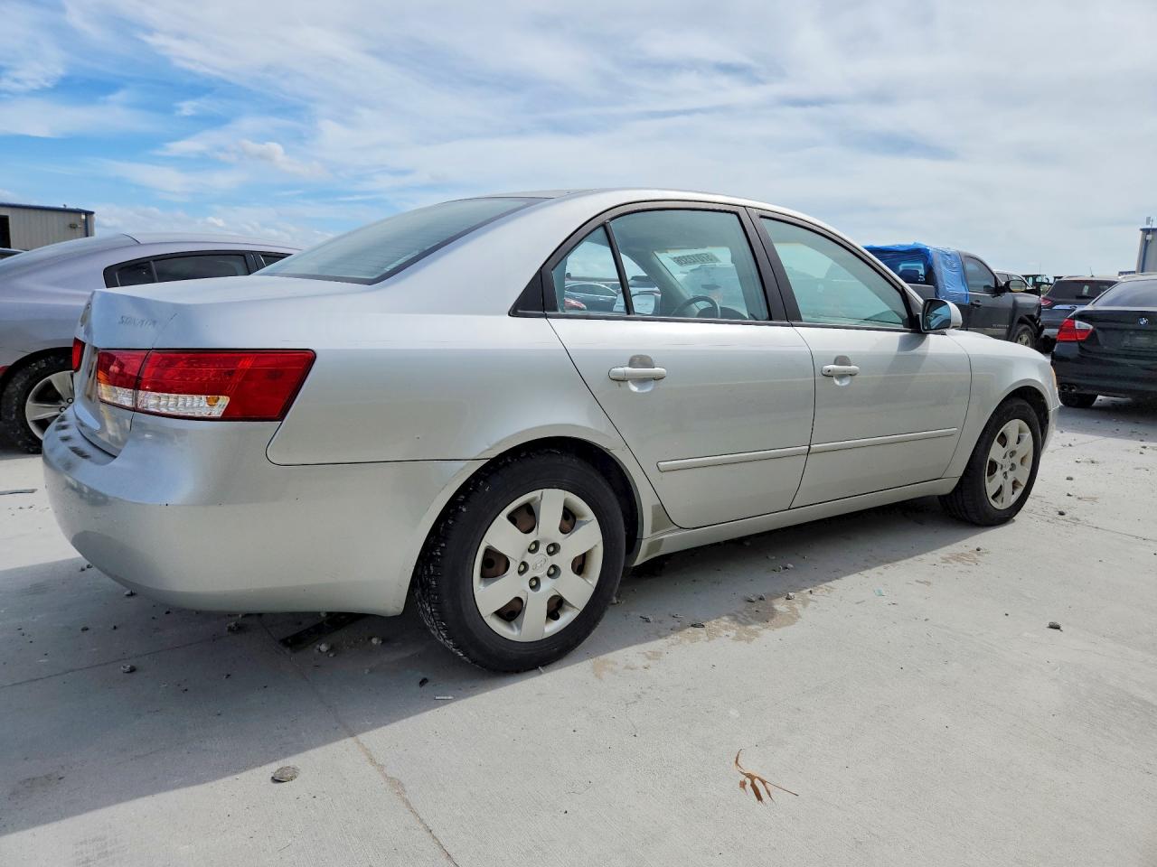 2006 Hyundai Sonata Gl Silver vin: 5NPET46C26H099356
