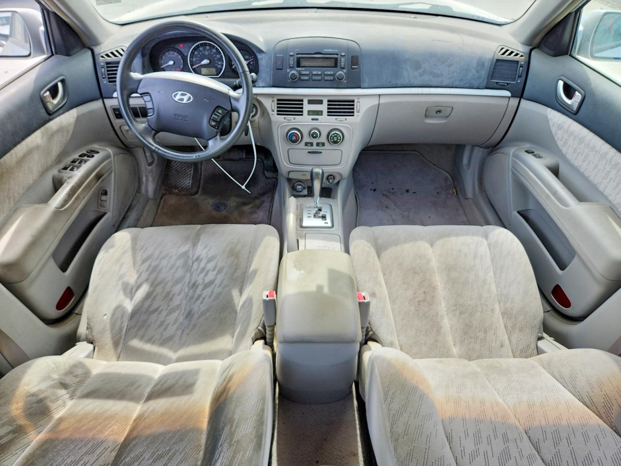 2006 Hyundai Sonata Gl Silver vin: 5NPET46C26H099356
