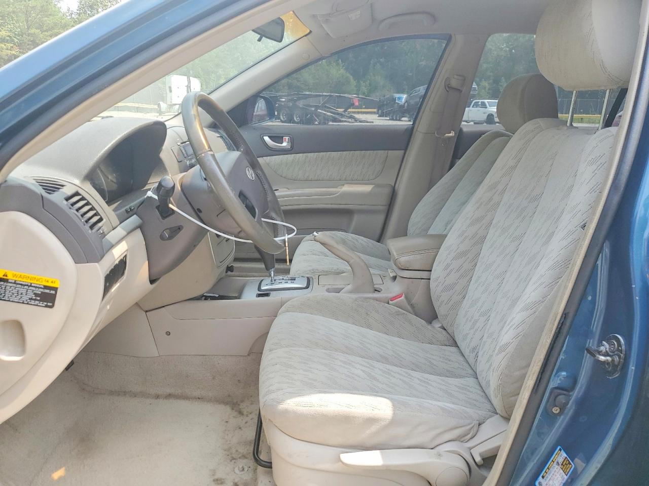 2006 Hyundai Sonata Gl Blue vin: 5NPET46C26H102157