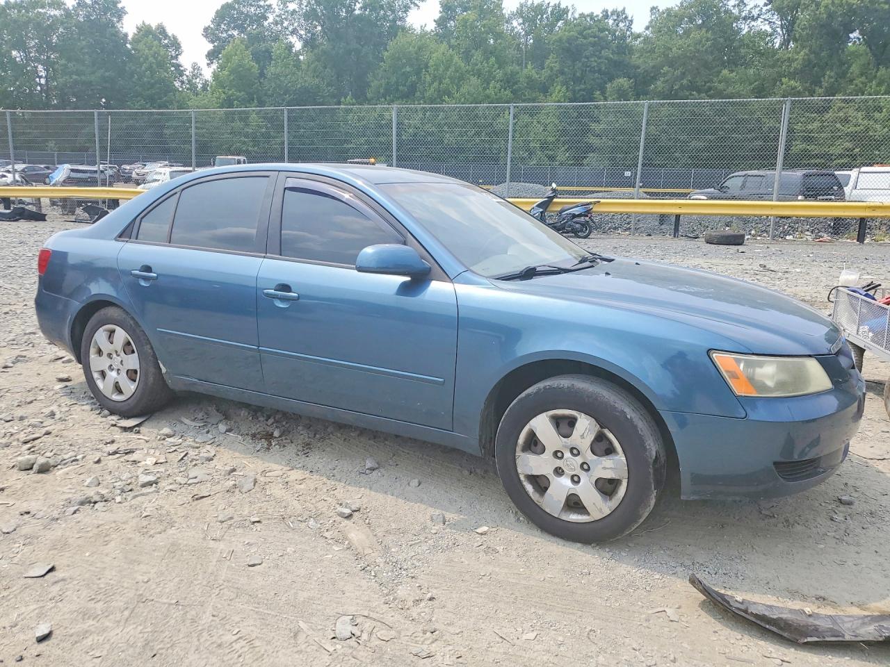 2006 Hyundai Sonata Gl Blue vin: 5NPET46C26H102157