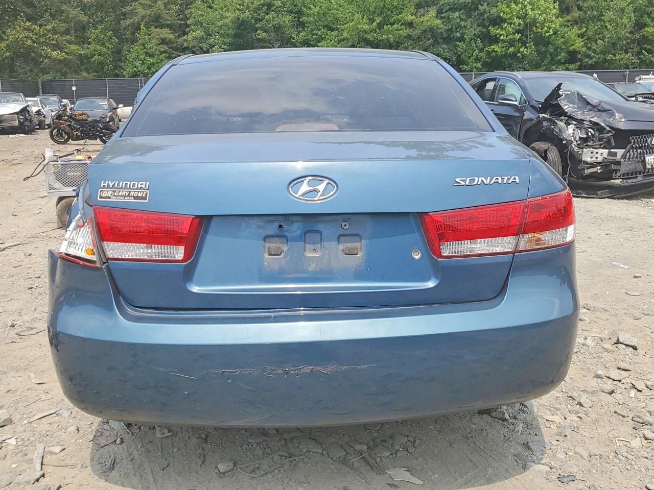 2006 Hyundai Sonata Gl Blue vin: 5NPET46C26H102157