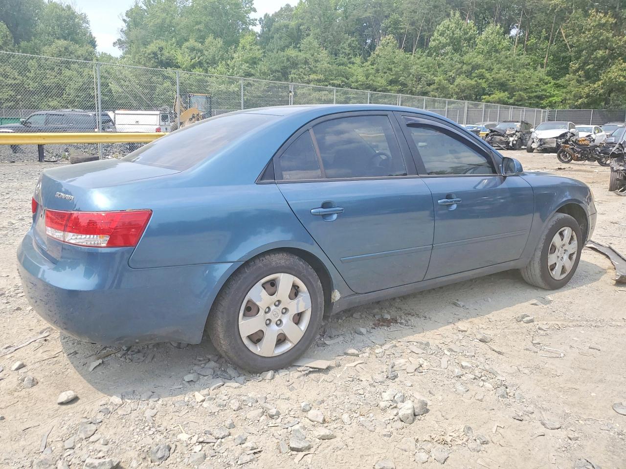 2006 Hyundai Sonata Gl Blue vin: 5NPET46C26H102157