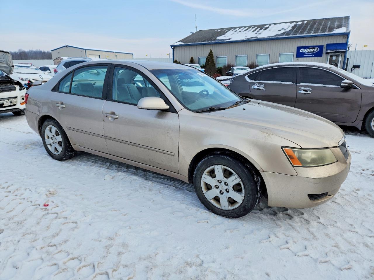 2007 Hyundai Sonata Gls Gold vin: 5NPET46C27H204253