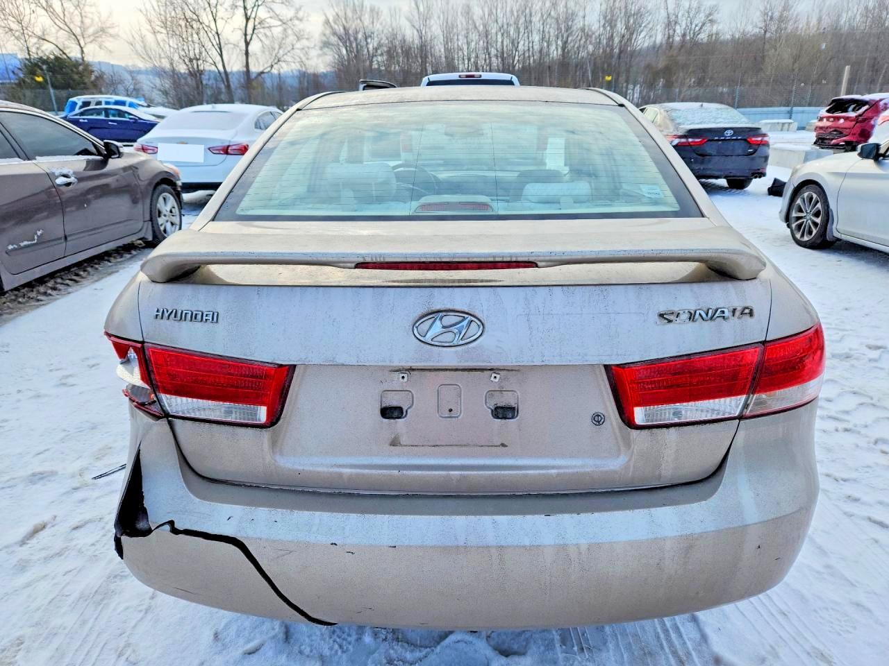 2007 Hyundai Sonata Gls Gold vin: 5NPET46C27H204253