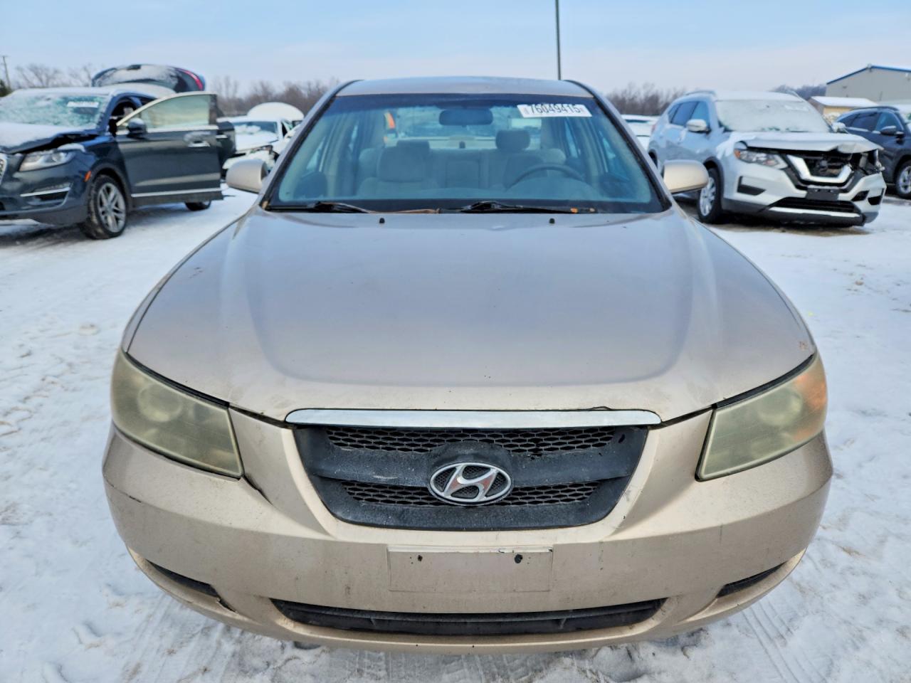 2007 Hyundai Sonata Gls Gold vin: 5NPET46C27H204253